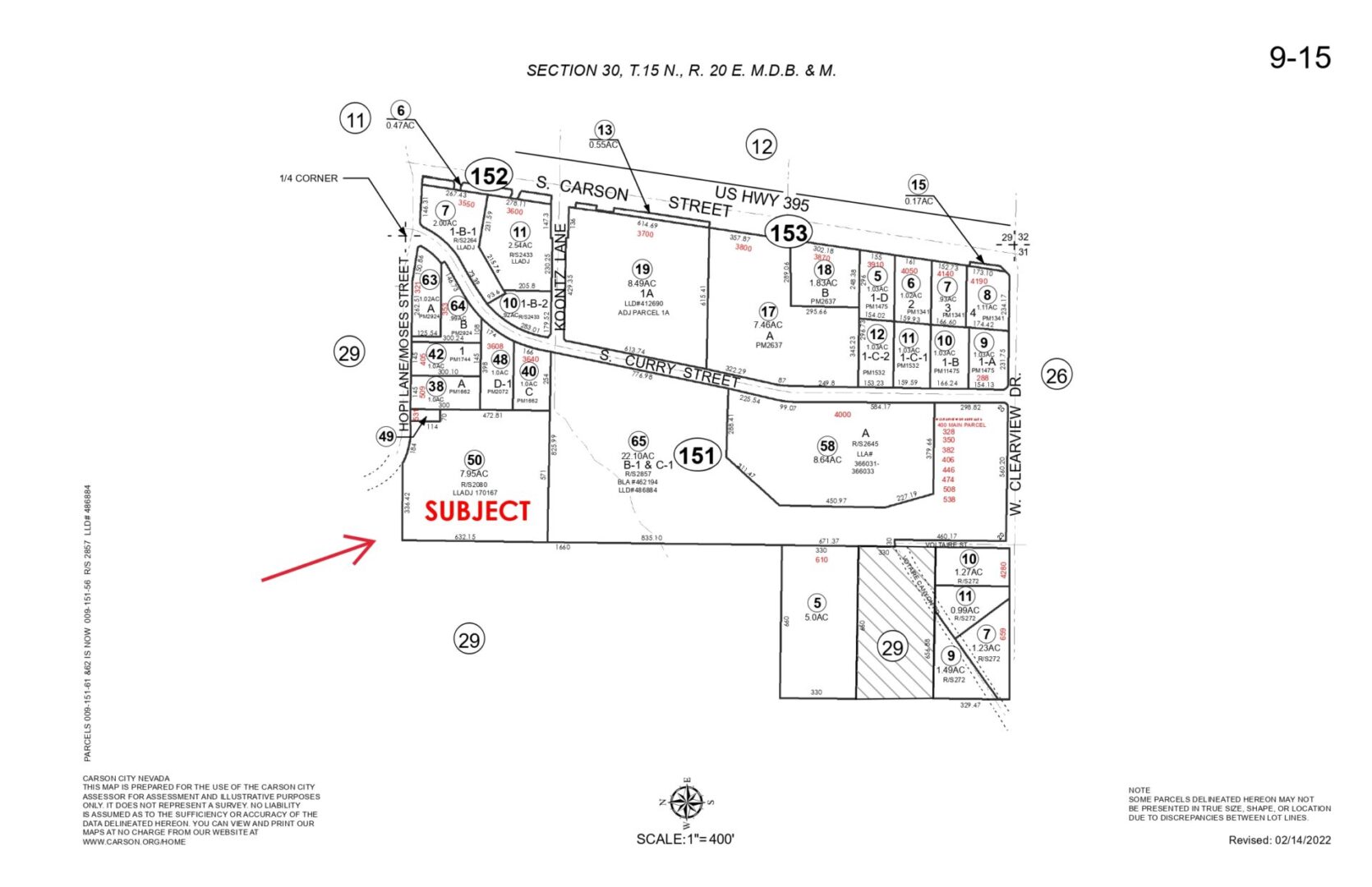 A map of the location of the building.